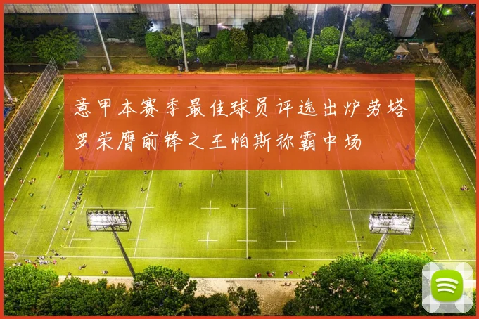 意甲本赛季最佳球员评选出炉劳塔罗荣膺前锋之王帕斯称霸中场