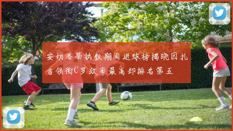安切洛蒂执教期间进球榜揭晓因扎吉领衔C罗效率最高却排名第五